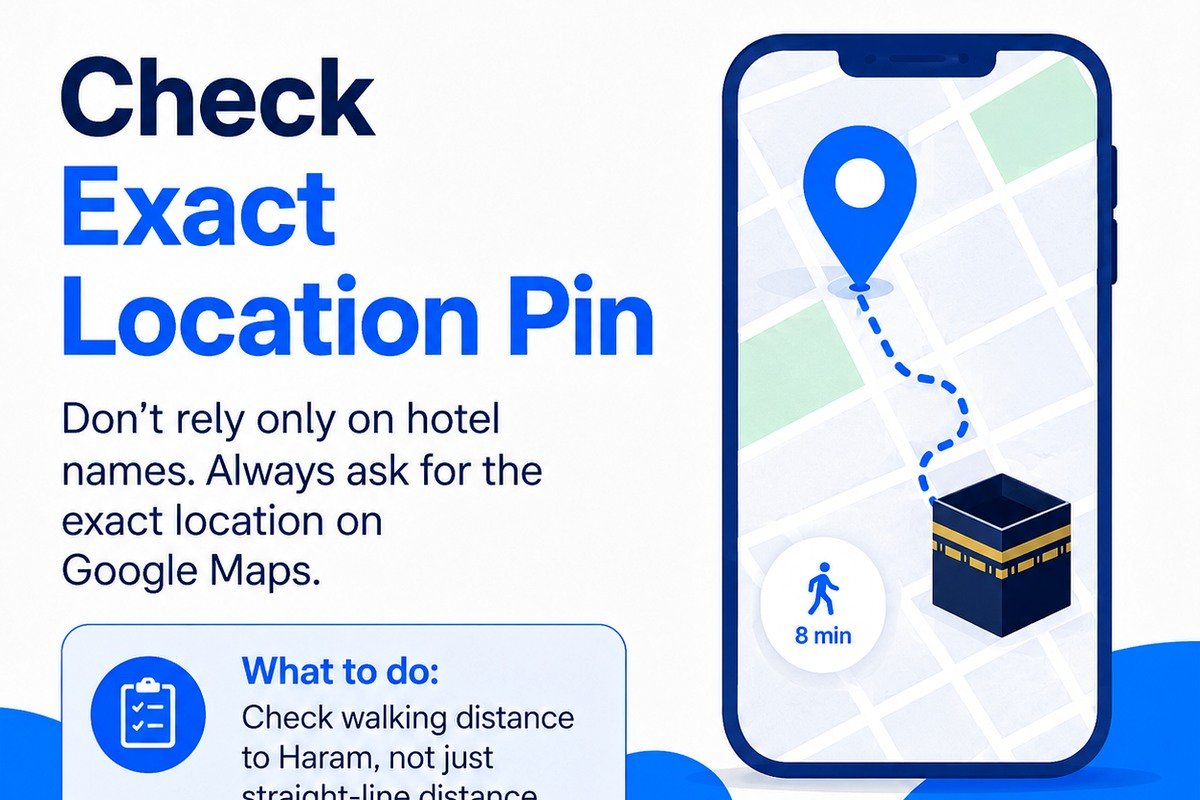 Professional Umrah hotel guidance
